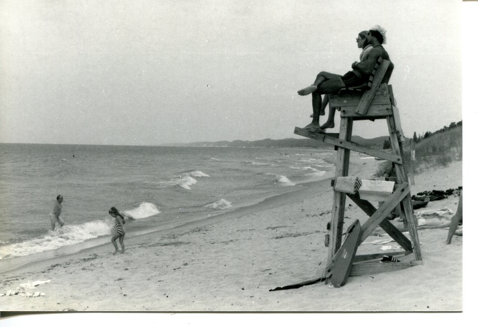 Beach with life guards - 1983